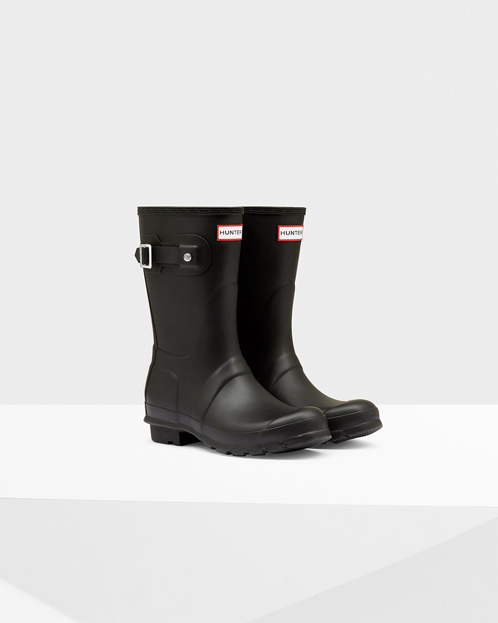 Women Hunter Original | Short Rain Boots Black | NZ-84053-RBDQ